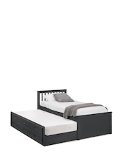 Julian Bowen Black Maisie 3 Drawer Storage Bed with Pull Out Underbed - Image 5 of 14