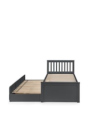 Julian Bowen Black Maisie 3 Drawer Storage Bed with Pull Out Underbed - Image 9 of 14