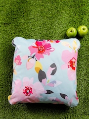 Navigate Blue Gardenia 100% Cotton Outdoor Cushion - Image 1 of 5