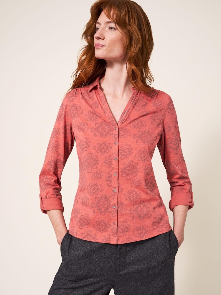 White Stuff Annie Jersey Shirt - Image 1 of 6