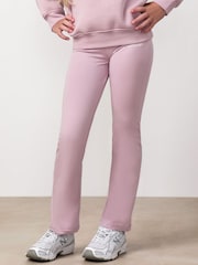 Gym King Purple 365 Jersey Flared Leggings - Image 1 of 2