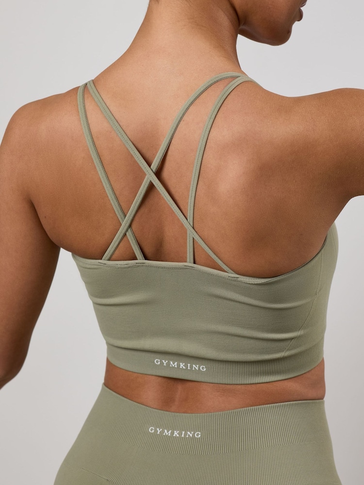 Gym King Green Power Lightweight Seamless Tank - Image 4 of 4