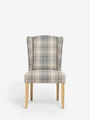 Versatile Check Nevis Grey Sherlock Dining Chair - Image 3 of 6