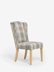 Versatile Check Nevis Grey Sherlock Dining Chair - Image 4 of 6
