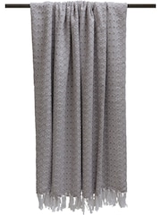 furn. Grey Jewels Throw - Image 1 of 1
