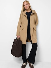 Sweaty Betty Beige Motion Waterproof Mid Parka - Image 1 of 6