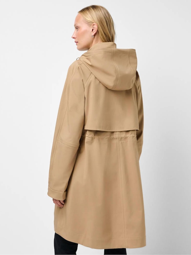 Sweaty Betty Beige Motion Waterproof Mid Parka - Image 2 of 6 Sweaty Betty Beige Motion Waterproof Mid Parka - Image 2 of 6