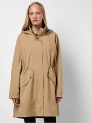 Sweaty Betty Beige Motion Waterproof Mid Parka - Image 3 of 6