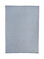 My Mat Denim Blue Diamond Woven Indoor/Outdoor Rug - Image 2 of 2
