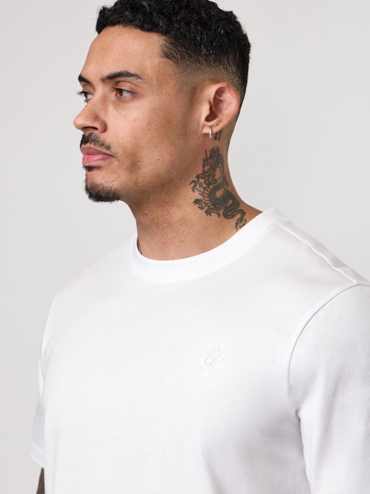 Gym King White Victory Regular Fit Jersey T-Shirt - Image 2 of 2