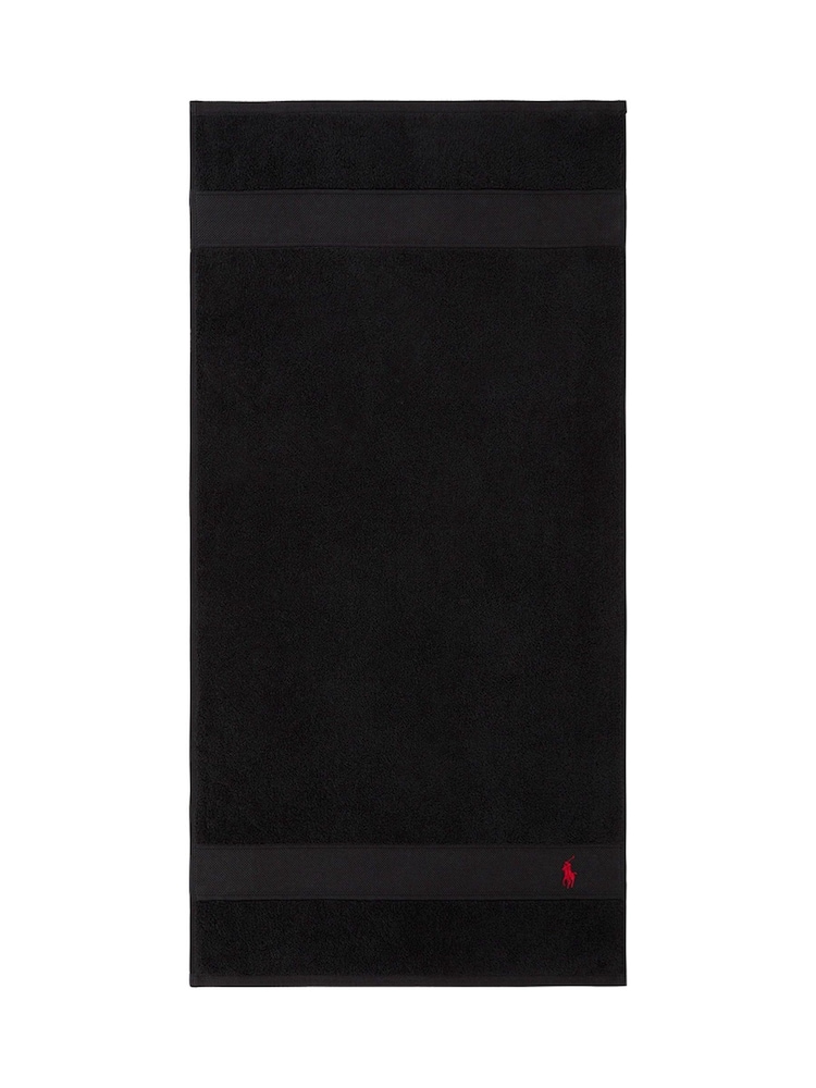 Ralph Lauren Polo Black Polo Player Towel - Image 2 of 4 Ralph Lauren Polo Black Polo Player Towel - Image 2 of 4