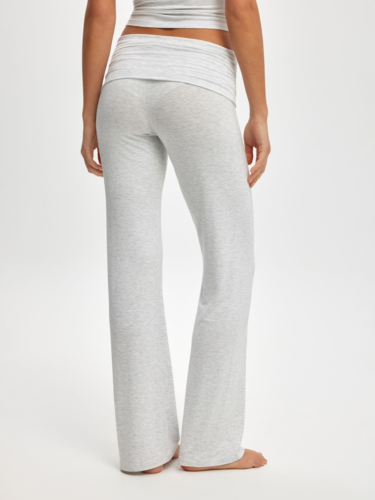 Cotton On Grey Airy Soft Roll Waist Joggers - Image 5 of 5