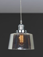Village At Home Chrome Acton Ceiling Fitting - Image 1 of 3