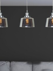 Village At Home Chrome Acton Ceiling Fitting - Image 2 of 3