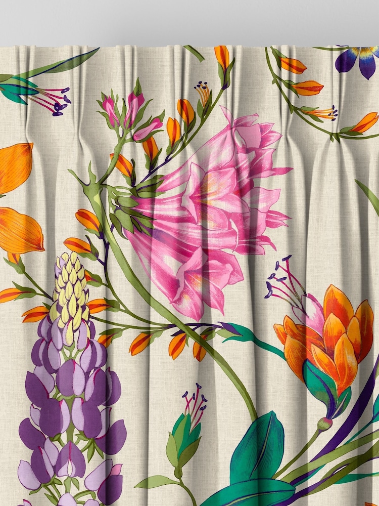 Graham & Brown Vivant Botanists Scroll Made to Measure Curtains - Image 2 of 8 Graham & Brown Vivant Botanists Scroll Made to Measure Curtains - Image 2 of 8