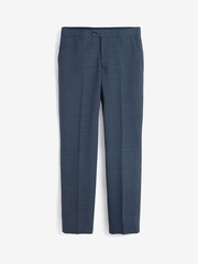 Blue Tailored Signature TG Di Fabio Wool Rich Puppytooth Suit: Trousers - Image 1 of 3