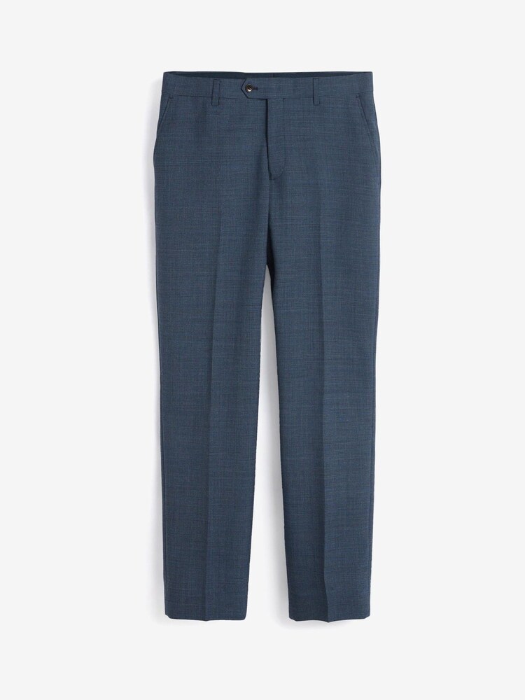 Blue Tailored Signature TG Di Fabio Wool Rich Puppytooth Suit: Trousers - Image 1 of 3