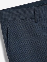 Blue Tailored Signature TG Di Fabio Wool Rich Puppytooth Suit: Trousers - Image 2 of 3