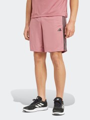 وردي - adidas Train Essentials 3-Stripe Shorts - صورة 1 من 6