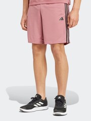 وردي - adidas Train Essentials 3-Stripe Shorts - صورة 5 من 6