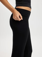 Cotton On Black Airy Soft Roll Waist Joggers - Image 5 of 5