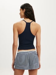 Cotton On Blue Super Soft Waffle Cami & Waffle Cheeky Shorts Set - Image 2 of 3