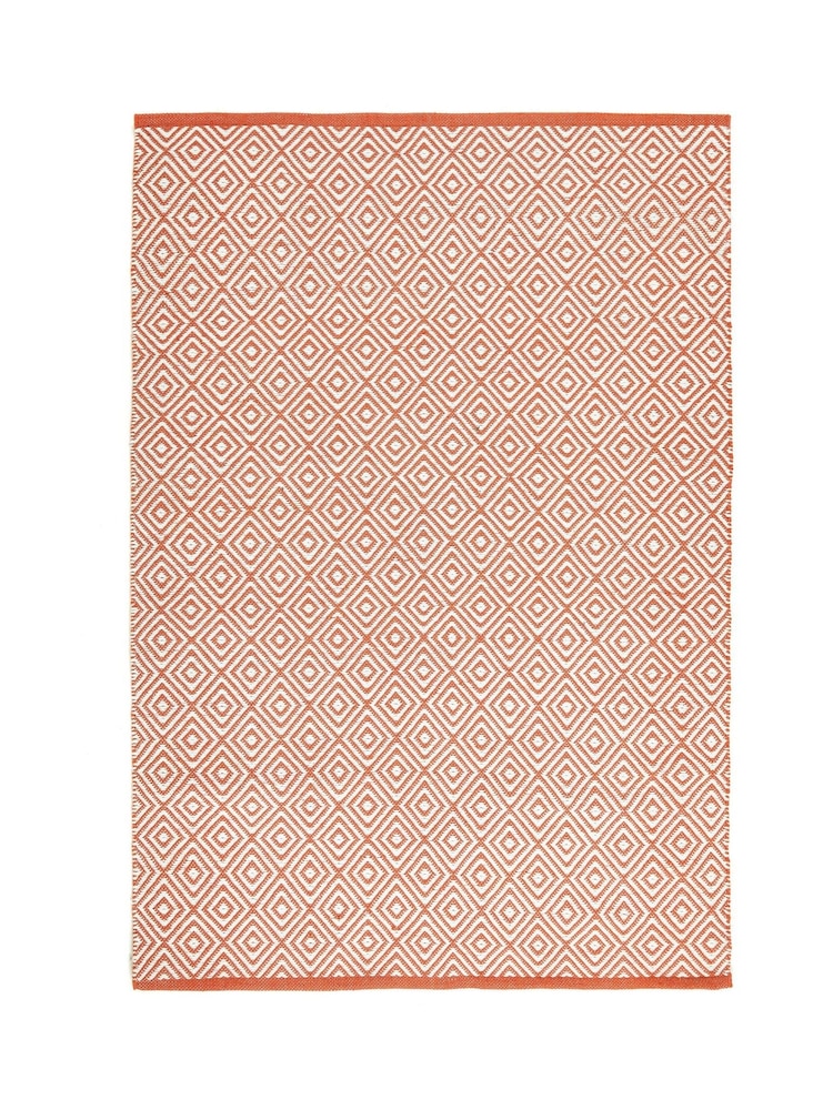 My Mat Rust Diamond Woven Indoor/Outdoor Rug - Image 2 of 2 My Mat Rust Diamond Woven Indoor/Outdoor Rug - Image 2 of 2