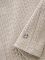 Stone Textured Short Sleeve Polo Shirt (3-16yrs) - Image 3 of 3