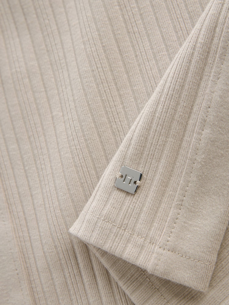 Stone Textured Short Sleeve Polo Shirt (3-16yrs) - Image 3 of 3