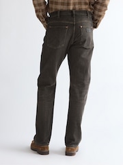 Wrangler Grey Frontier Dune Break Relaxed Straight Jeans - Image 3 of 6