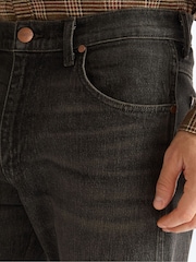 Wrangler Grey Frontier Dune Break Relaxed Straight Jeans - Image 4 of 6