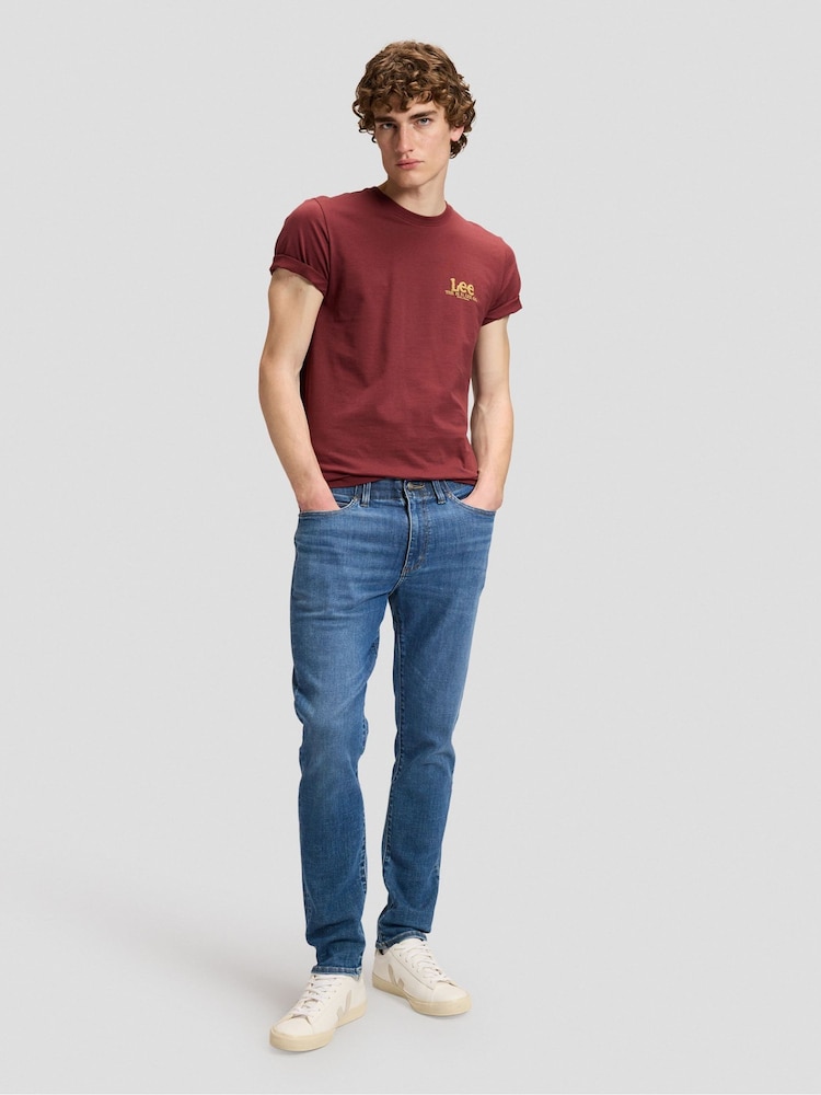Lee Blue Straight Fit Extreme Motion MVP Jeans - Image 1 of 5 Lee Blue Straight Fit Extreme Motion MVP Jeans - Image 1 of 5