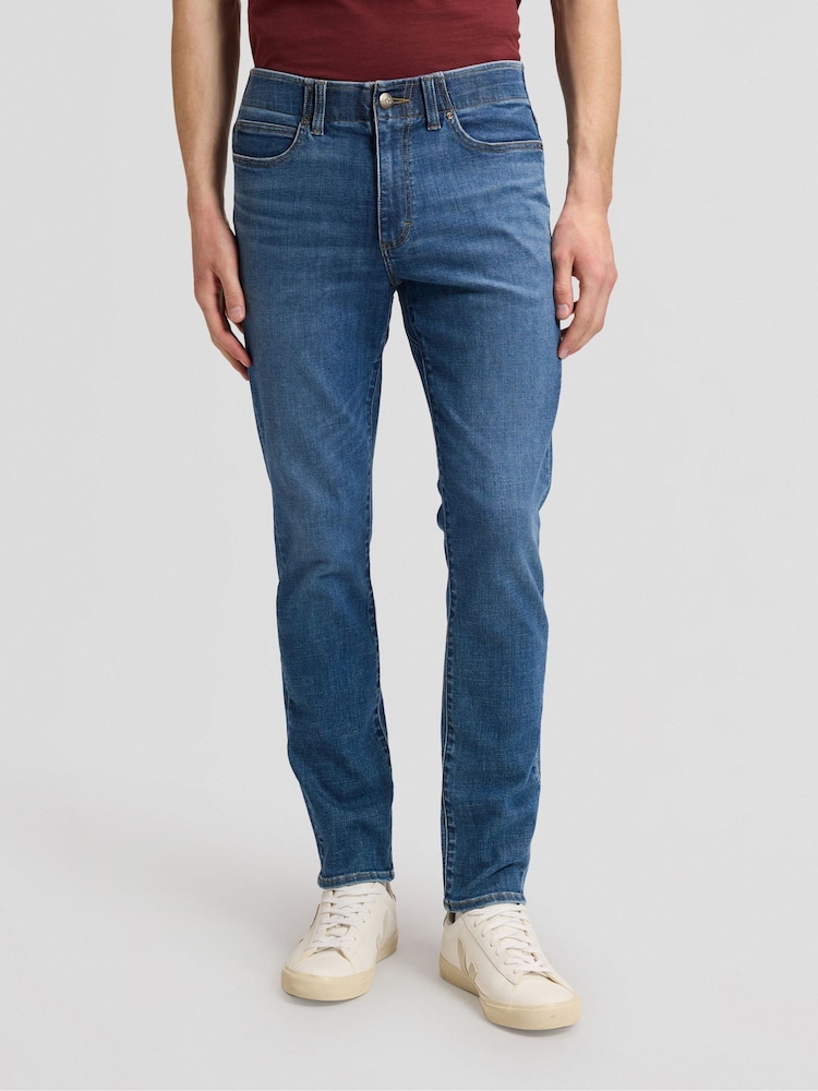 Lee Blue Straight Fit Extreme Motion MVP Jeans - Image 2 of 5 Lee Blue Straight Fit Extreme Motion MVP Jeans - Image 2 of 5
