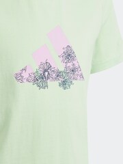 adidas Green Sportswear Training Graphic T-Shirt - Image 10 of 12
