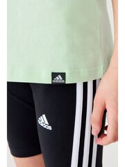 adidas Green Sportswear Training Graphic T-Shirt - Image 7 of 12