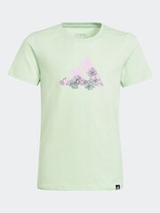 adidas Green Sportswear Training Graphic T-Shirt - Image 8 of 12