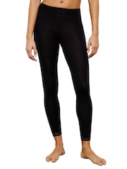 Chantelle Black Femilet by Juliana Merino Wool Thermal Leggings - Image 1 of 4