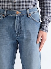 Wrangler Mid Blue Redford Moonlit Regular Tapered Jeans - Image 4 of 5