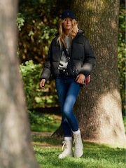 Tommy Hilfiger Black New York Puffer Jacket - Image 3 of 7