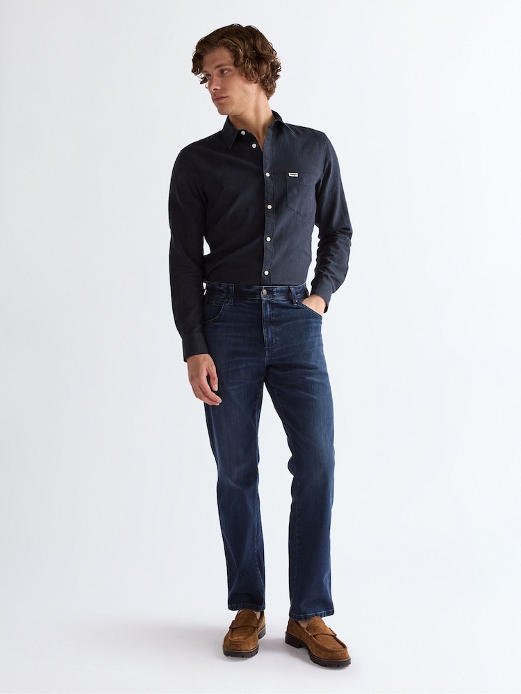 Wrangler Texas Arm Strong Straight Jeans - 5의 이미지 2