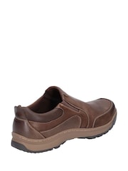 Hush Puppies Brown Jasper Slip-On Trainers - Image 3 of 4
