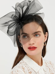 Accessorize Black Mini Mia Fascinator - Image 1 of 2
