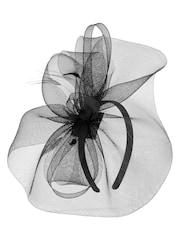 Accessorize Black Mini Mia Fascinator - Image 2 of 2