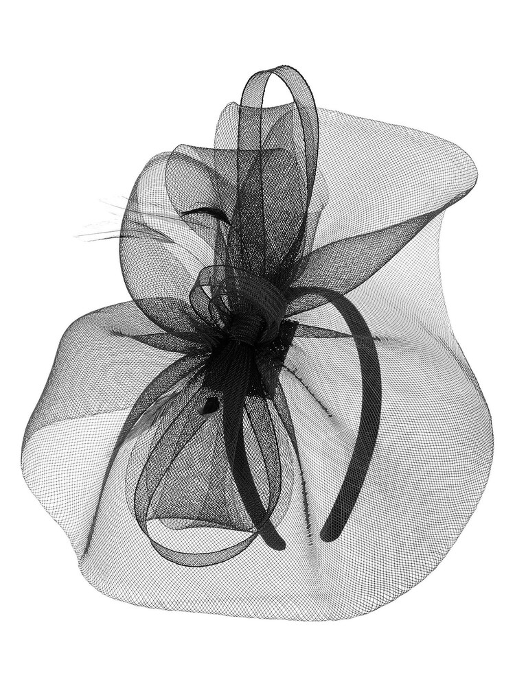 Accessorize Black Mini Mia Fascinator - Image 2 of 2