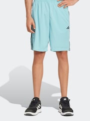 أخضر - adidas Train Essentials 3-Stripe Shorts - صورة 3 من 7