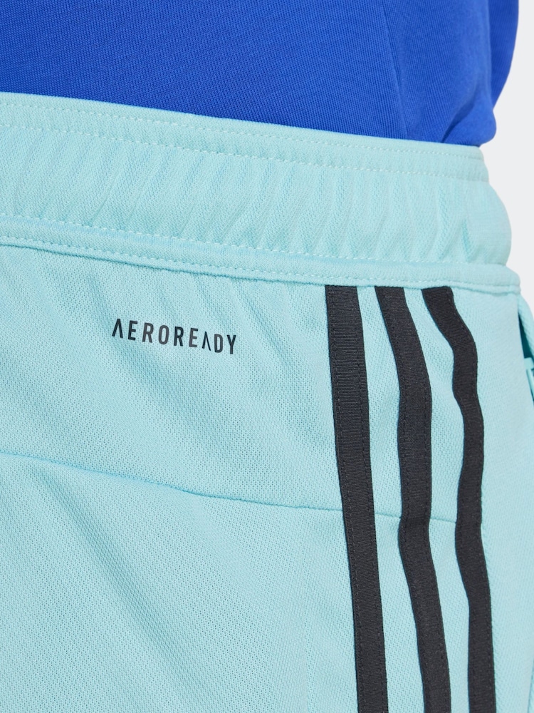 adidas Green Train Essentials 3-Stripe Shorts - Image 6 of 7