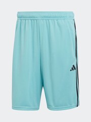 أخضر - adidas Train Essentials 3-Stripe Shorts - صورة 7 من 7