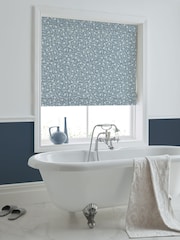Laura Ashley Newport Blue Campion Made to Measure 100% Cotton Roman Blinds - Image 5 of 5