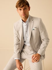 Stone Slim Fit Motionflex Stretch Suit Jacket - Image 2 of 11