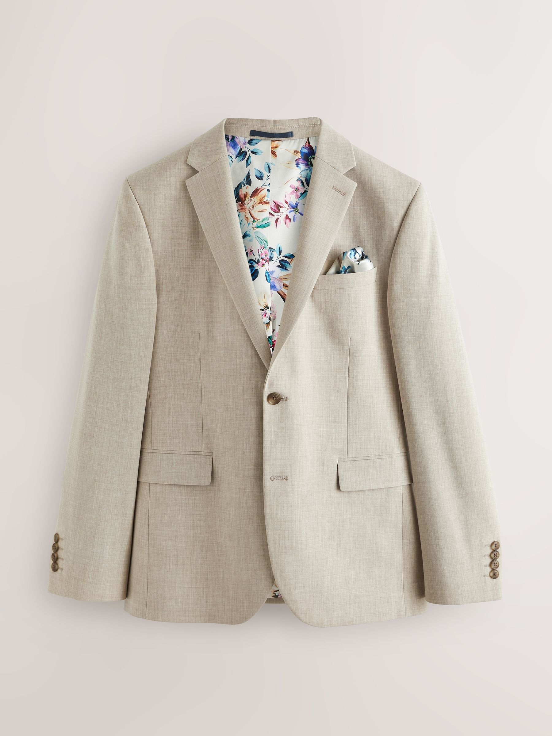 Buy Stone Slim Fit Motionflex Stretch Suit Jacket from Next South